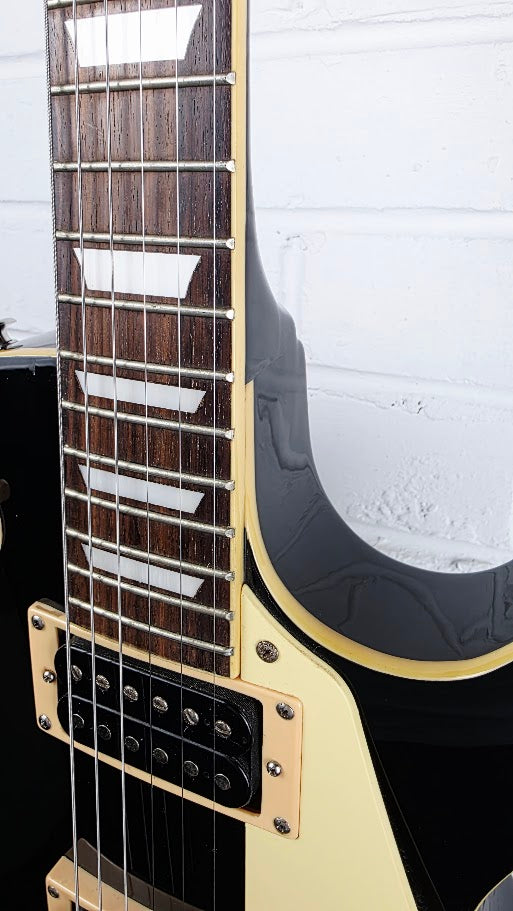 GUY TYLER LES PAUL BLACK ELECTRIC GUITAR