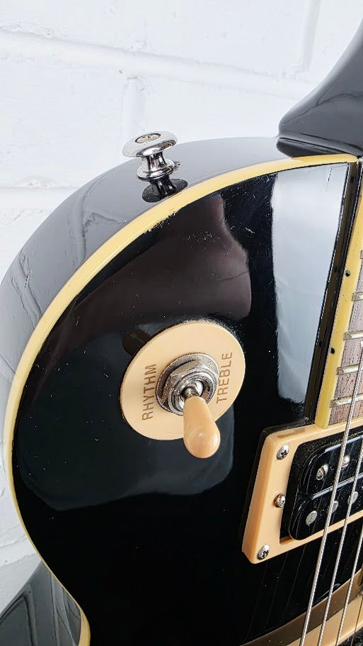 GUY TYLER LES PAUL BLACK ELECTRIC GUITAR