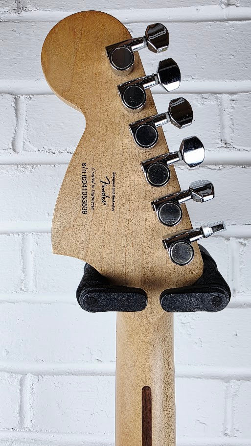 SQUIER STRATOCASTER 2004 INDONESIA BLACK ELECTRIC GUITAR