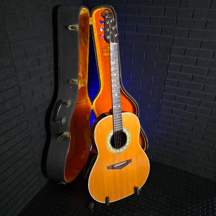 OVATION BALLADEER 1968 DELUXE ROUNDBACK ACOUSTIC GUITAR
