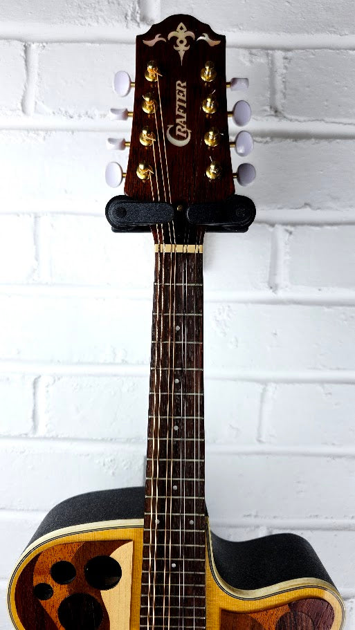 CRAFTER M85E NATURAL ELECTRO ACOUSTIC MANDOLIN + CASE