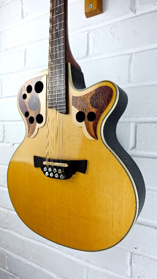 CRAFTER M85E NATURAL ELECTRO ACOUSTIC MANDOLIN + CASE