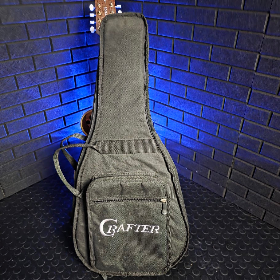 CRAFTER M85E NATURAL ELECTRO ACOUSTIC MANDOLIN + CASE