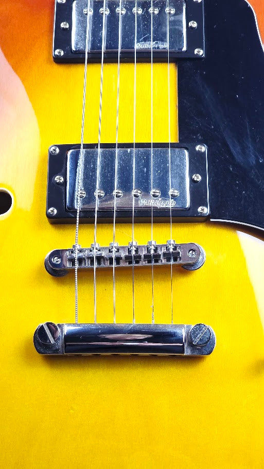 VINTAGE VSA500HB HONEY BURST SEMI HOLLOW ELECTRIC GUITAR