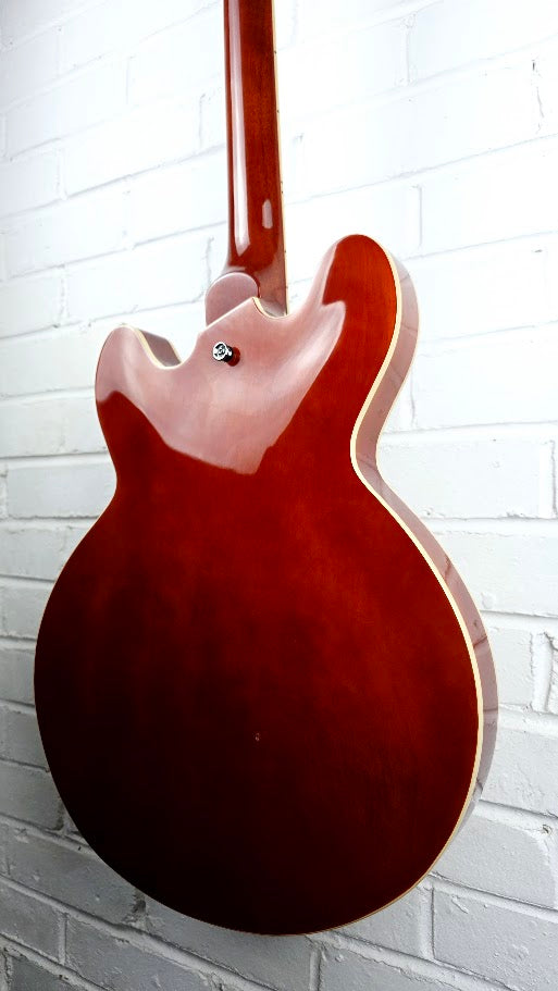 VINTAGE VSA500HB HONEY BURST SEMI HOLLOW ELECTRIC GUITAR