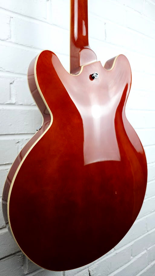 VINTAGE VSA500HB HONEY BURST SEMI HOLLOW ELECTRIC GUITAR