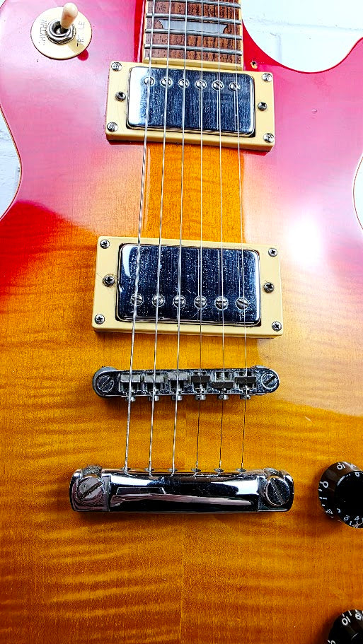 EPIPHONE LES PAUL STANDARD CHERRY BURST "GIBSON" KOREA ELECTRIC GUITAR