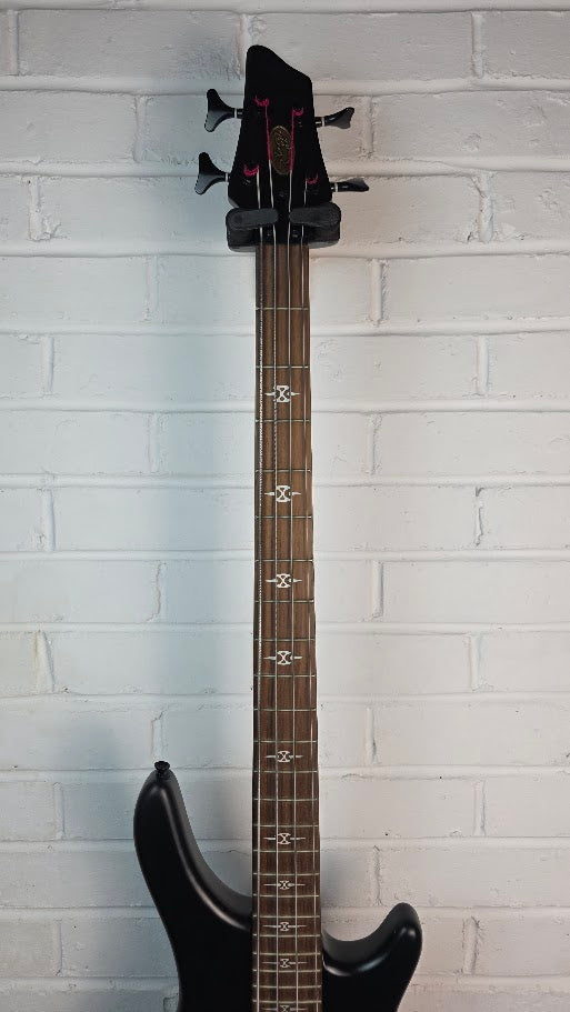 STAGG BC300 GOTHIC BLACK 4 STRING BASS GUITAR