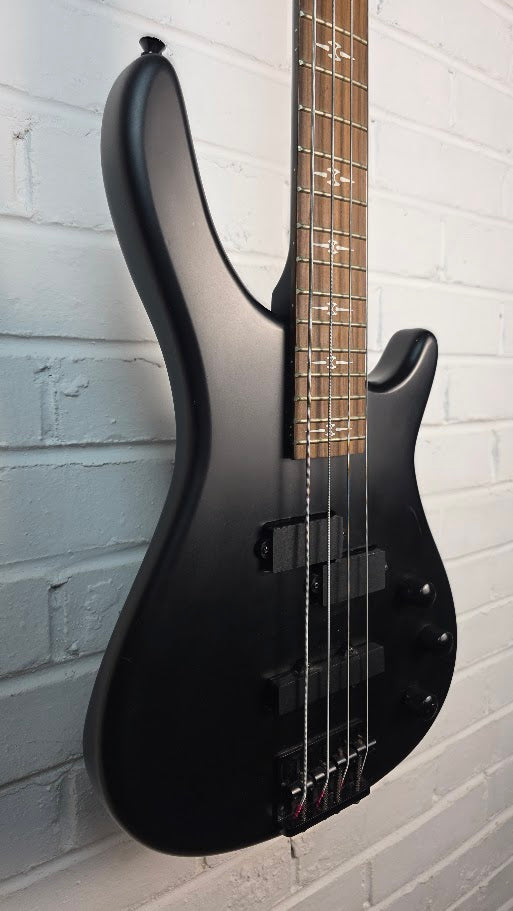 STAGG BC300 GOTHIC BLACK 4 STRING BASS GUITAR