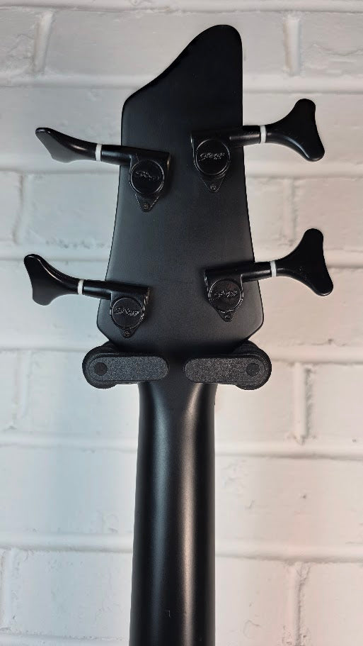 STAGG BC300 GOTHIC BLACK 4 STRING BASS GUITAR