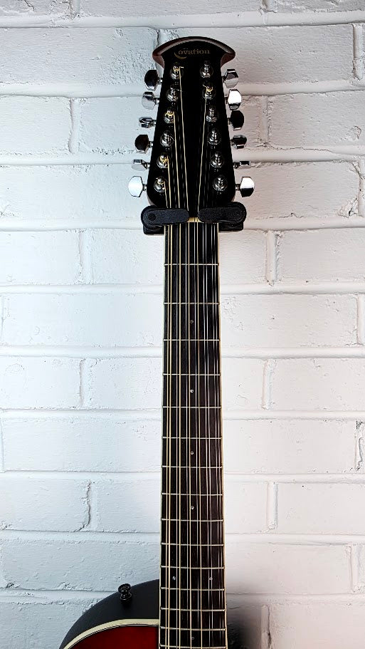 OVATION CELEBRITY CC245 12 STRING HONEY BURST BOWLBACK ELECTRO ACOUSTIC GUITAR