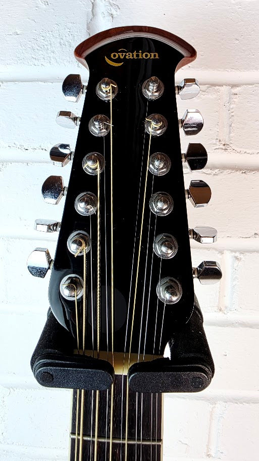 OVATION CELEBRITY CC245 12 STRING HONEY BURST BOWLBACK ELECTRO ACOUSTIC GUITAR