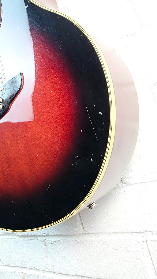 YAMAHA APX-4-12A 12 STRING SUNBURST ELECTRO ACOUSTIC GUITAR