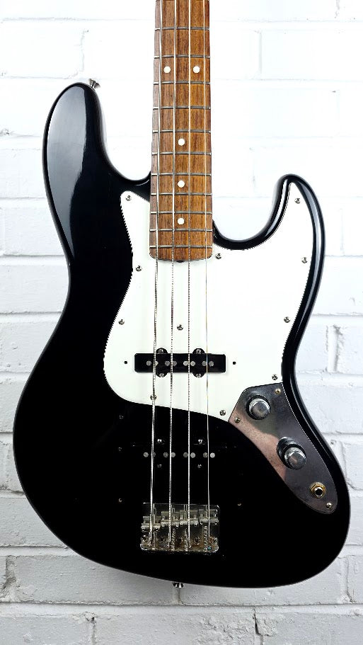FENDER 1984 MIJ JAZZ BASS BLACK SERIAL E968853