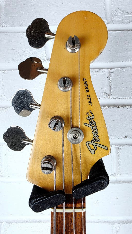 FENDER 1984 MIJ JAZZ BASS BLACK SERIAL E968853