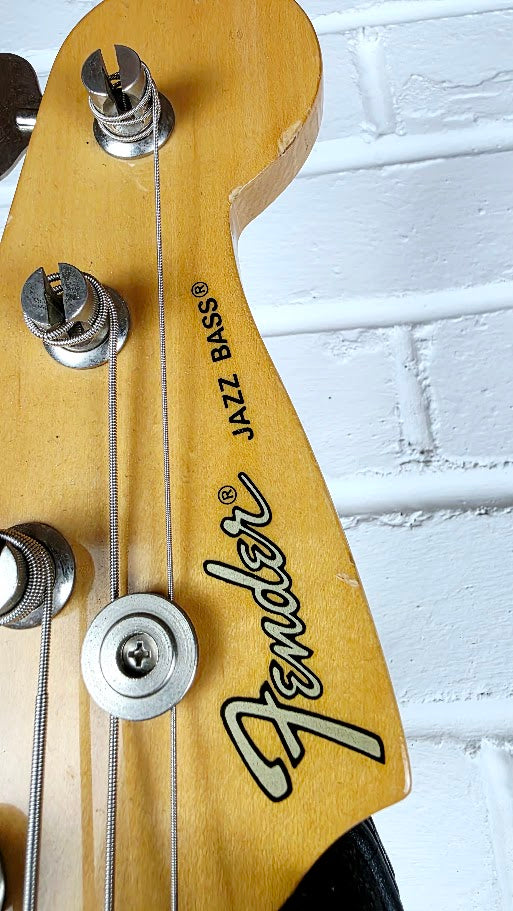 FENDER 1984 MIJ JAZZ BASS BLACK SERIAL E968853