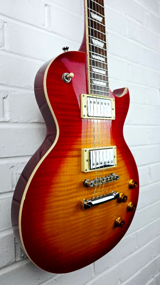 RALLY LES PAUL CHERRY SUNBURST ELECTRIC GUITAR