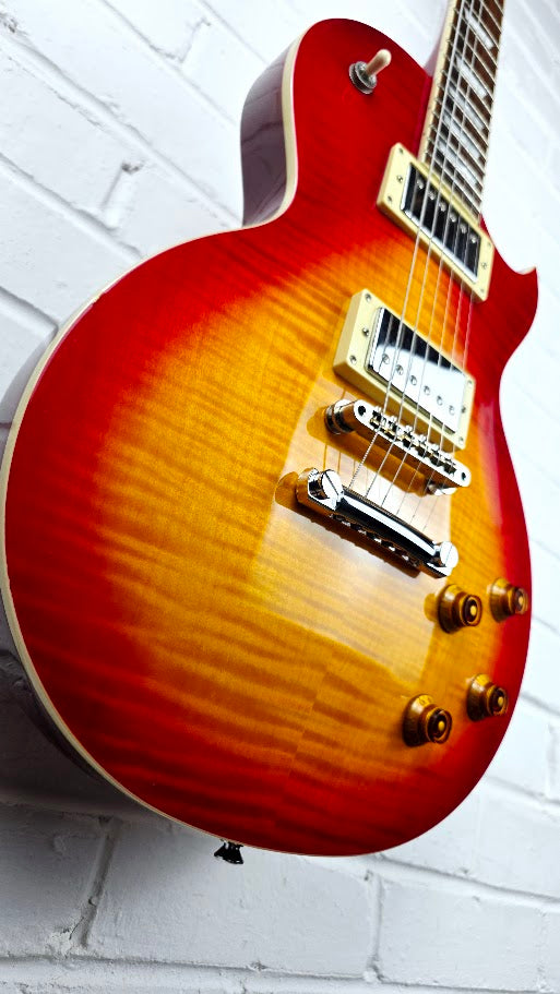 RALLY LES PAUL CHERRY SUNBURST ELECTRIC GUITAR