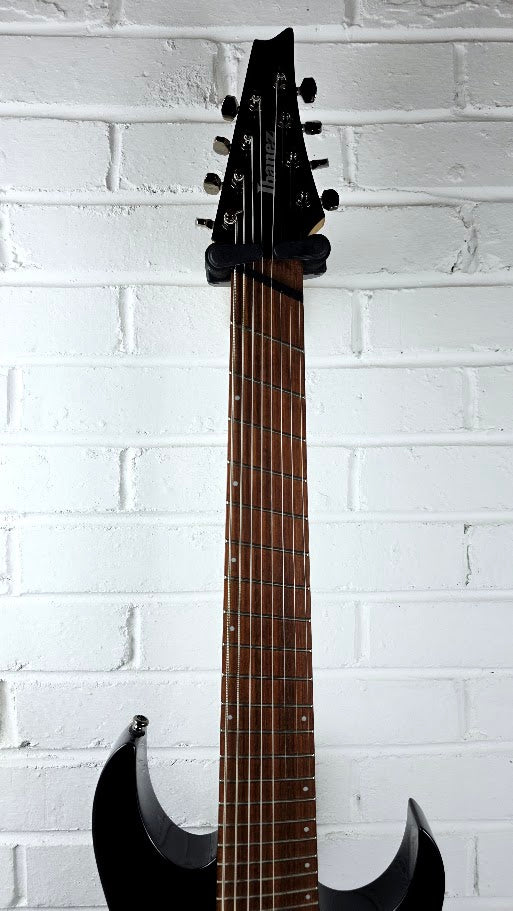 IBANEZ RGMS8 MULTI SCALE 8 STRING BLACK ELECTRIC GUITAR