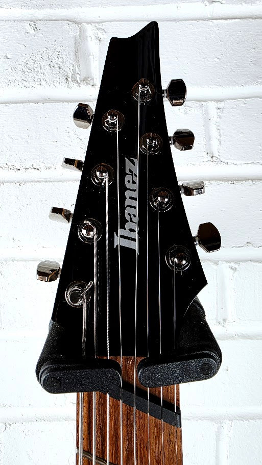 IBANEZ RGMS8 MULTI SCALE 8 STRING BLACK ELECTRIC GUITAR