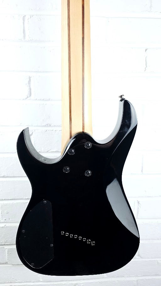 IBANEZ RGMS8 MULTI SCALE 8 STRING BLACK ELECTRIC GUITAR