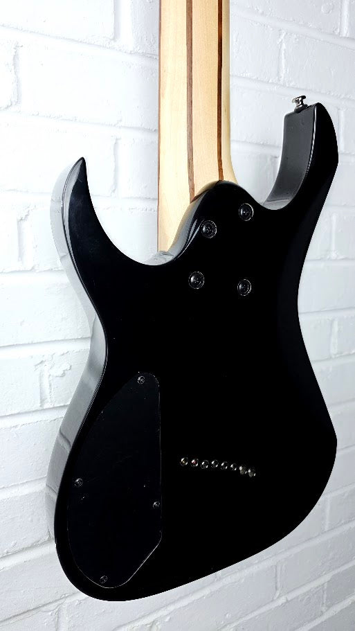 IBANEZ RGMS8 MULTI SCALE 8 STRING BLACK ELECTRIC GUITAR