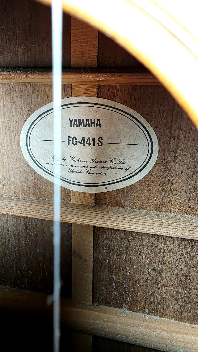 YAMAHA FG441S NATURAL 1990s ACOUSTIC GUITAR