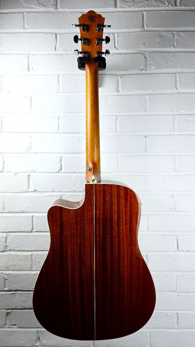 WASHBURN WD7SCE-O NATURAL ELECTRO ACOUSTIC GUITAR