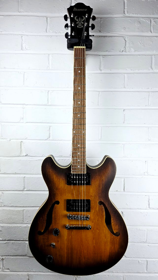 IBANEZ AS53L TF LEFT HANDED TOBACCO FLAT ELECTRIC GUITAR