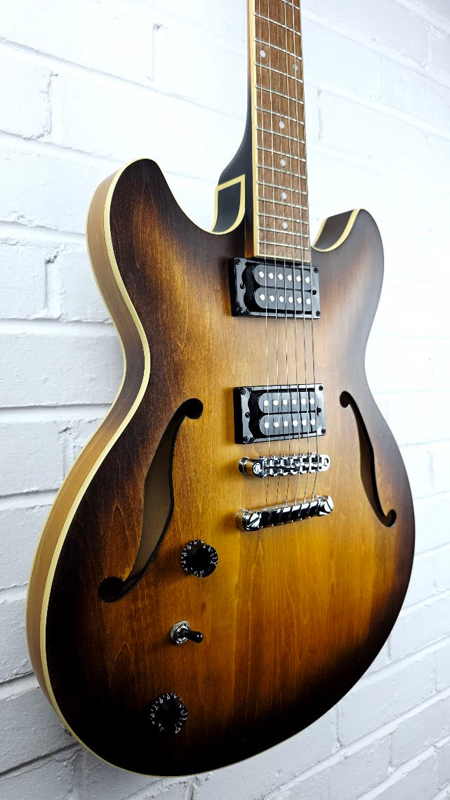 IBANEZ AS53L TF LEFT HANDED TOBACCO FLAT ELECTRIC GUITAR