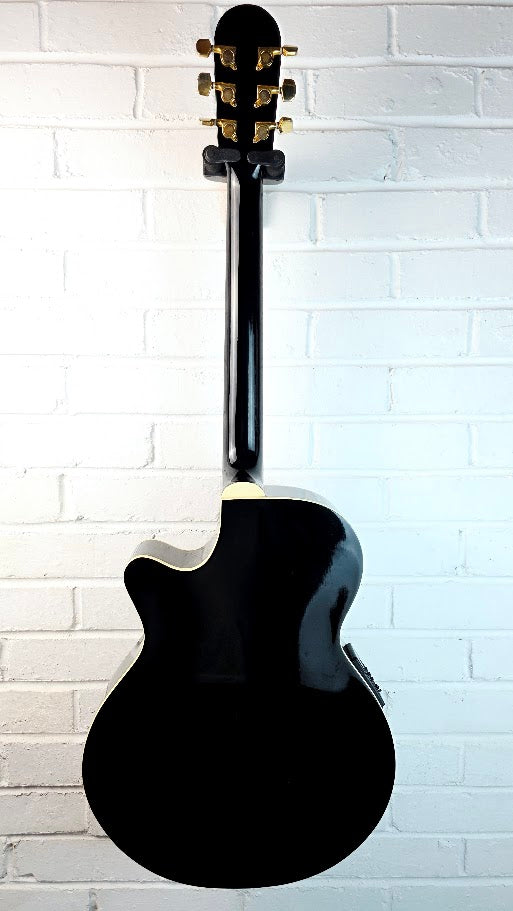 EPIPHONE ORVILLE EO-2 EB EBONY ELECTRO ACOUSTIC GUITAR