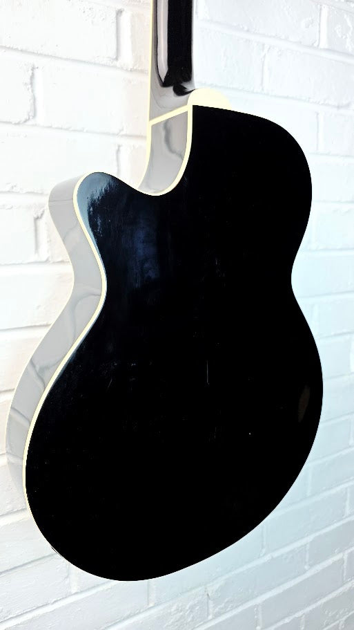 EPIPHONE ORVILLE EO-2 EB EBONY ELECTRO ACOUSTIC GUITAR