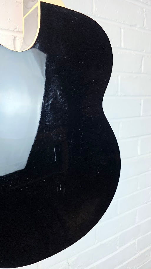 EPIPHONE ORVILLE EO-2 EB EBONY ELECTRO ACOUSTIC GUITAR