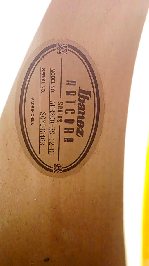 IBANEZ ARTCORE AFB200 BS BROWN SUNBURST ELECTRO ACOUSTIC BASS