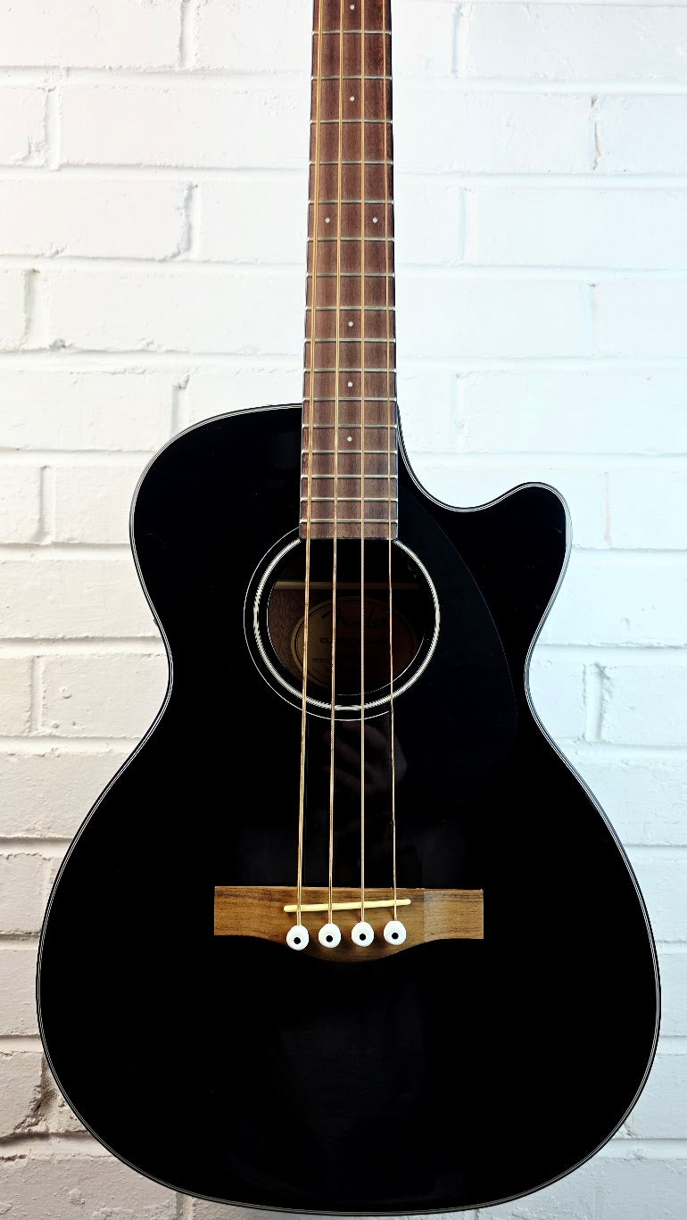 FENDER CB-60SCE BLK LR ELECTRO ACOUSTIC BASS GUITAR BLACK