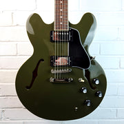 EPIPHONE ES 335 IG INSPIRED BY GIBSON DRAB OLIVE ELECTRIC GUITAR