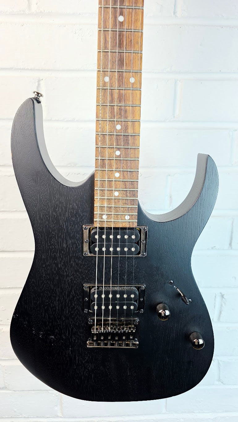 IBANEZ RG421-WK WEATHERED BLACK ELECTRIC GUITAR