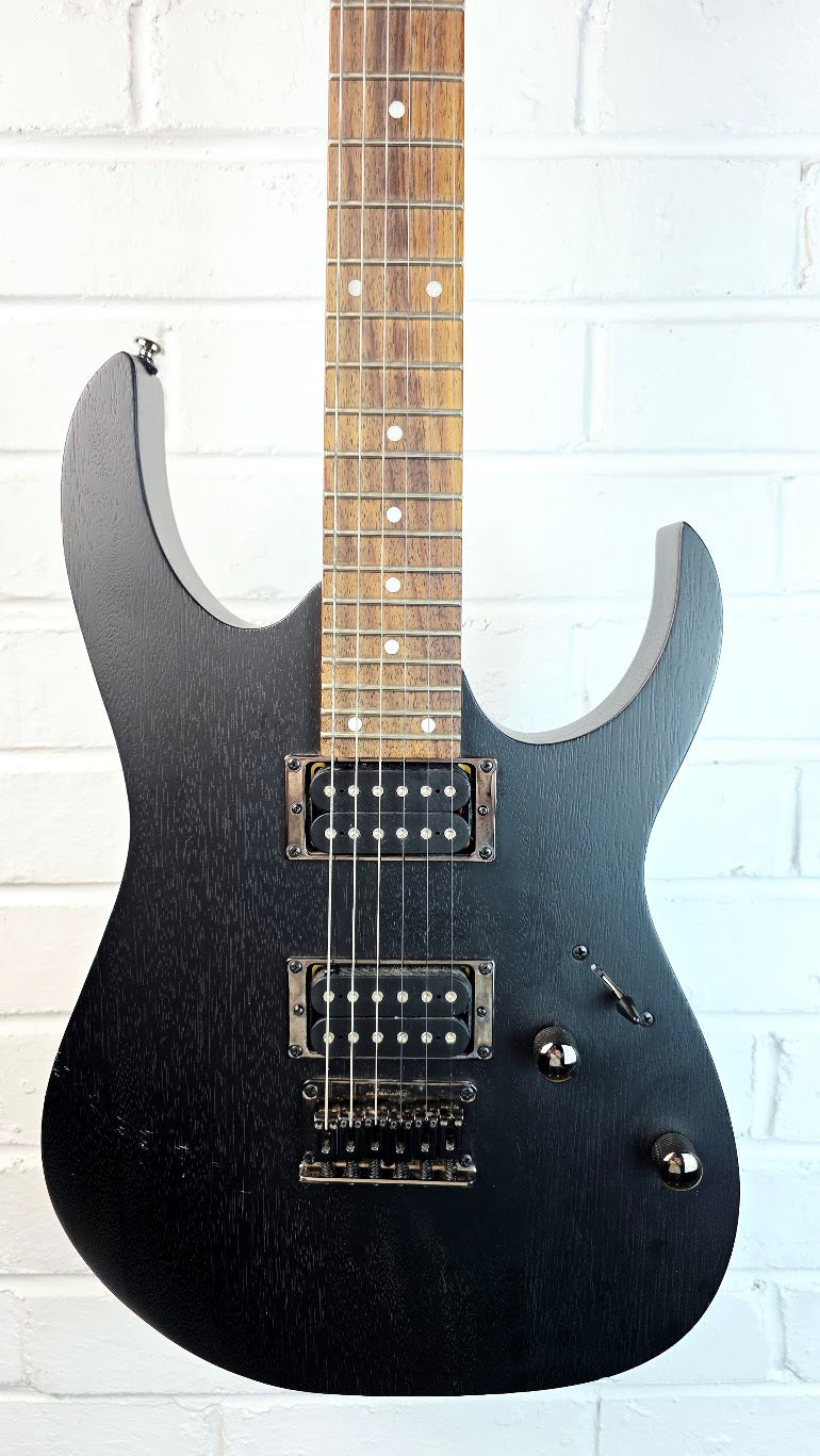 IBANEZ RG421-WK WEATHERED BLACK ELECTRIC GUITAR