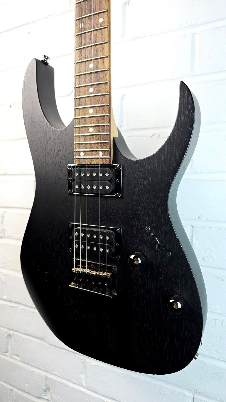 IBANEZ RG421-WK WEATHERED BLACK ELECTRIC GUITAR