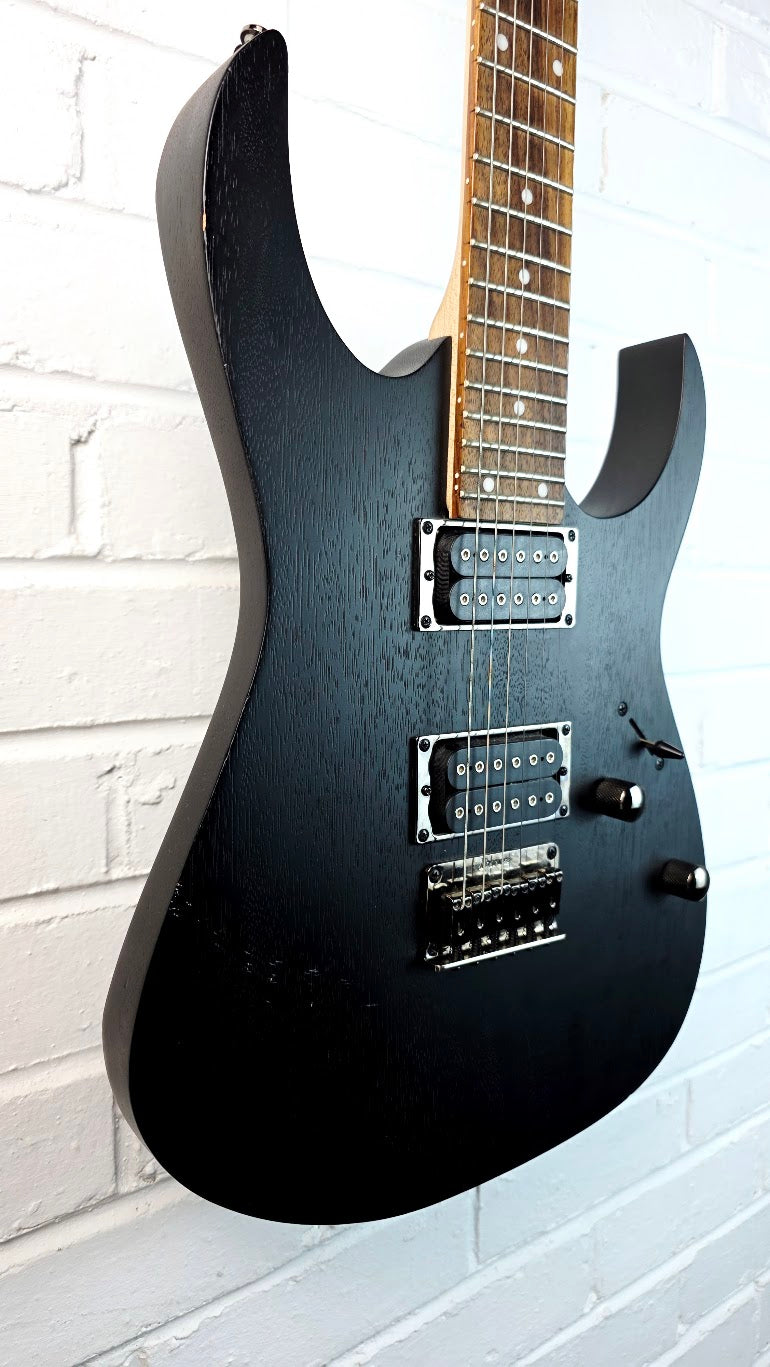 IBANEZ RG421-WK WEATHERED BLACK ELECTRIC GUITAR