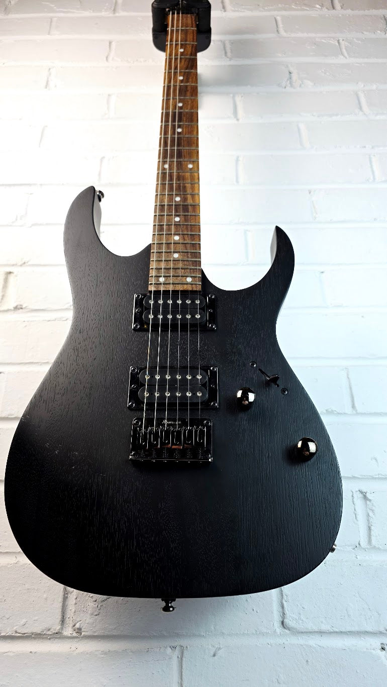 IBANEZ RG421-WK WEATHERED BLACK ELECTRIC GUITAR