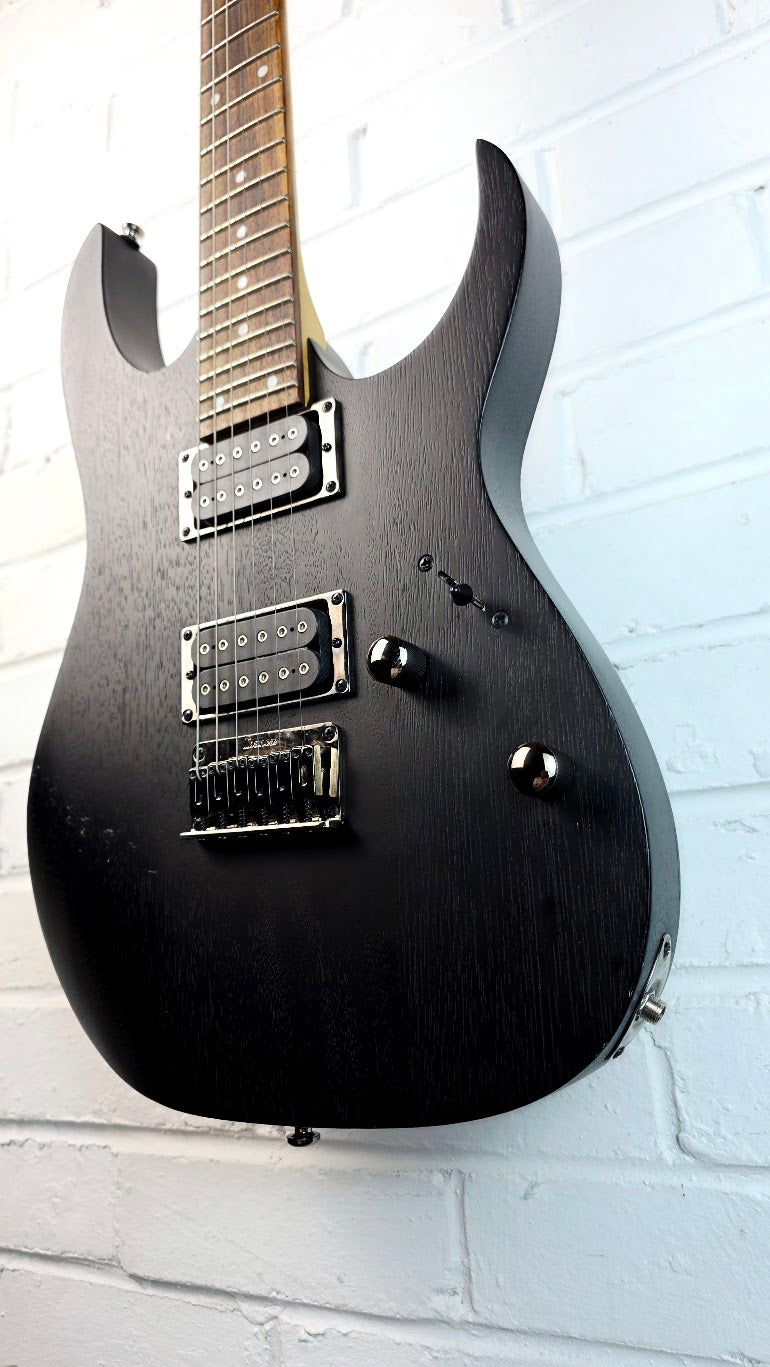 IBANEZ RG421-WK WEATHERED BLACK ELECTRIC GUITAR