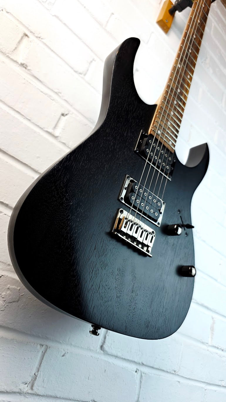 IBANEZ RG421-WK WEATHERED BLACK ELECTRIC GUITAR