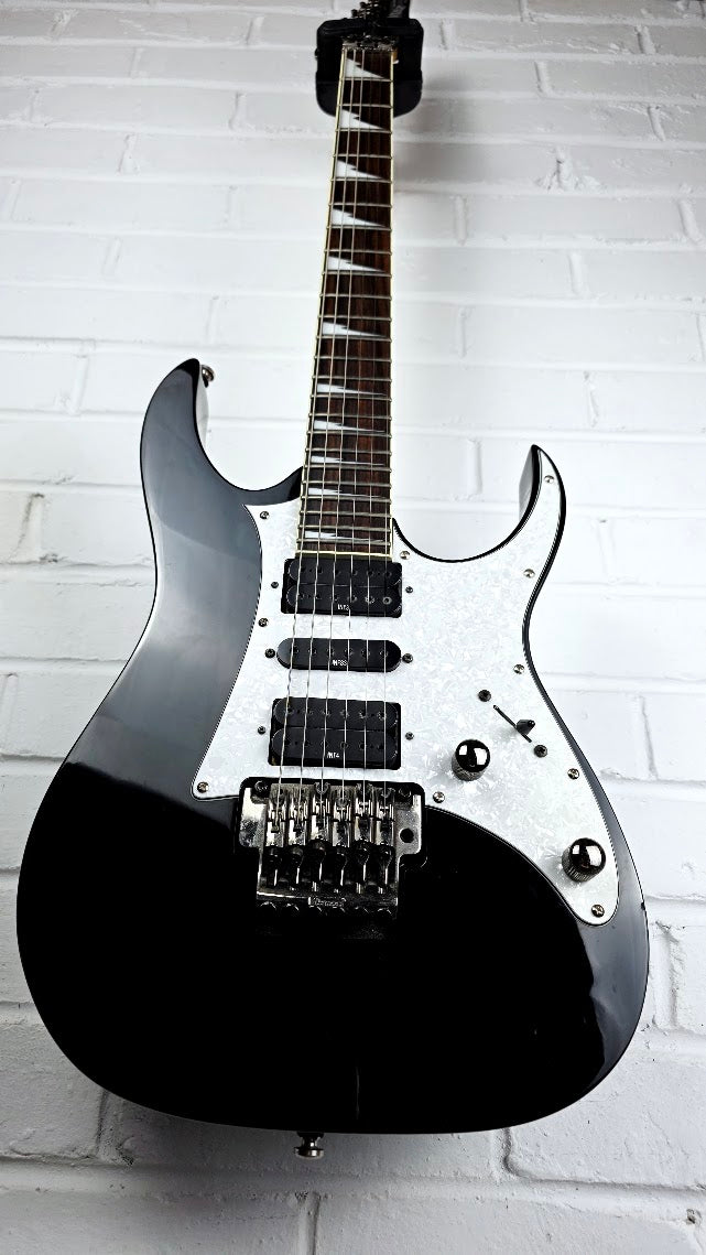 IBANEZ RG350EX RG SERIES BLACK ELECTRIC GUITAR