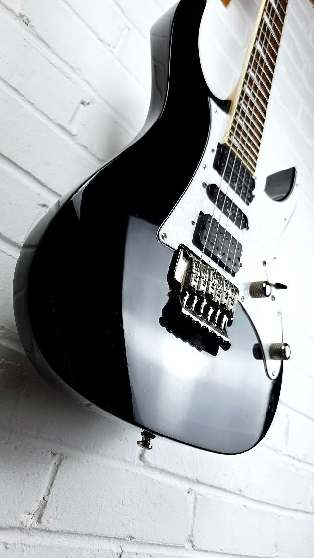 IBANEZ RG350EX RG SERIES BLACK ELECTRIC GUITAR