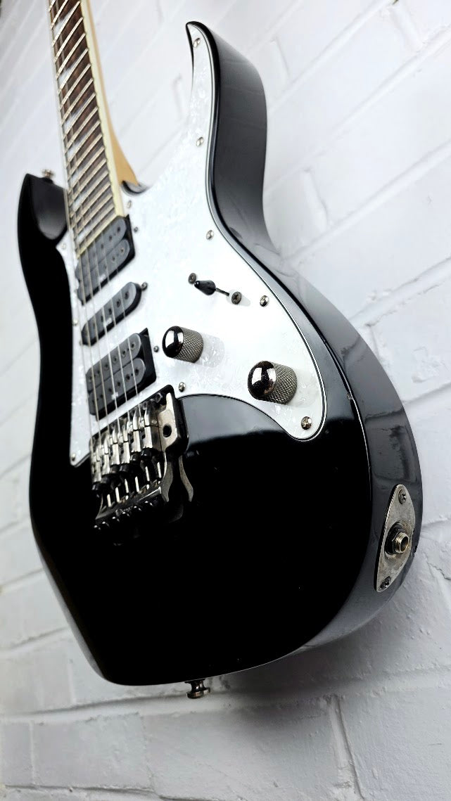 IBANEZ RG350EX RG SERIES BLACK ELECTRIC GUITAR