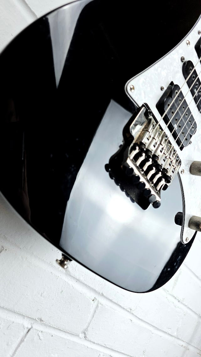IBANEZ RG350EX RG SERIES BLACK ELECTRIC GUITAR