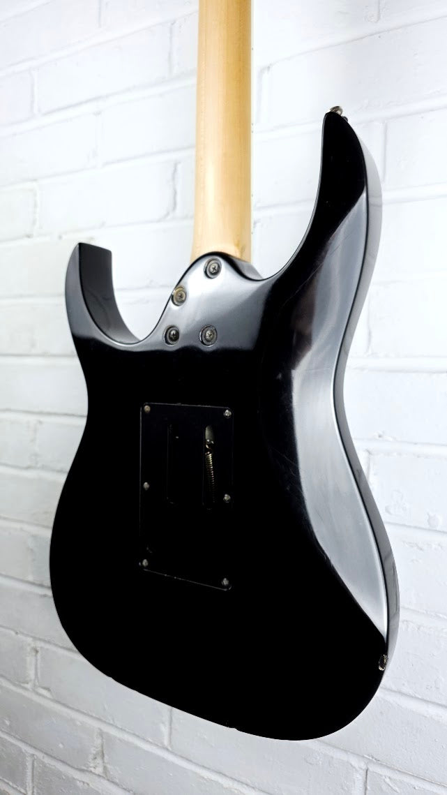 IBANEZ RG350EX RG SERIES BLACK ELECTRIC GUITAR