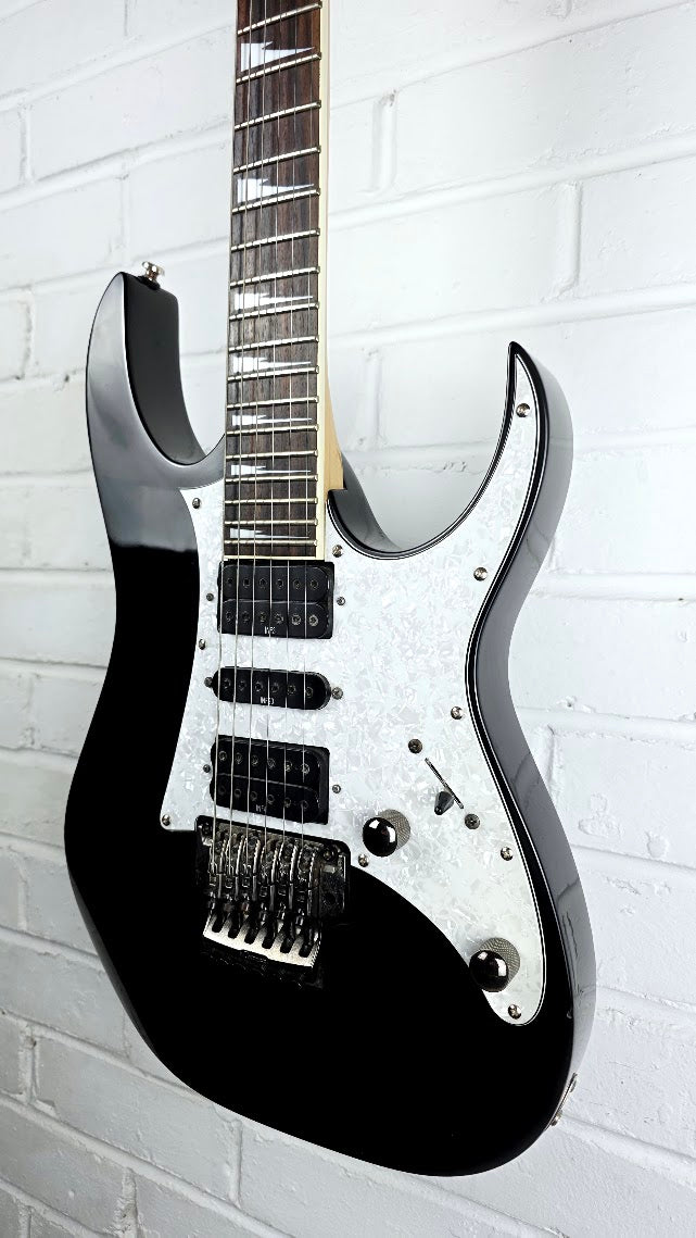 IBANEZ RG350EX RG SERIES BLACK ELECTRIC GUITAR