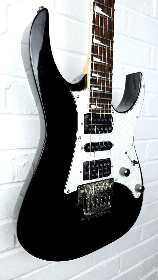 IBANEZ RG350EX RG SERIES BLACK ELECTRIC GUITAR